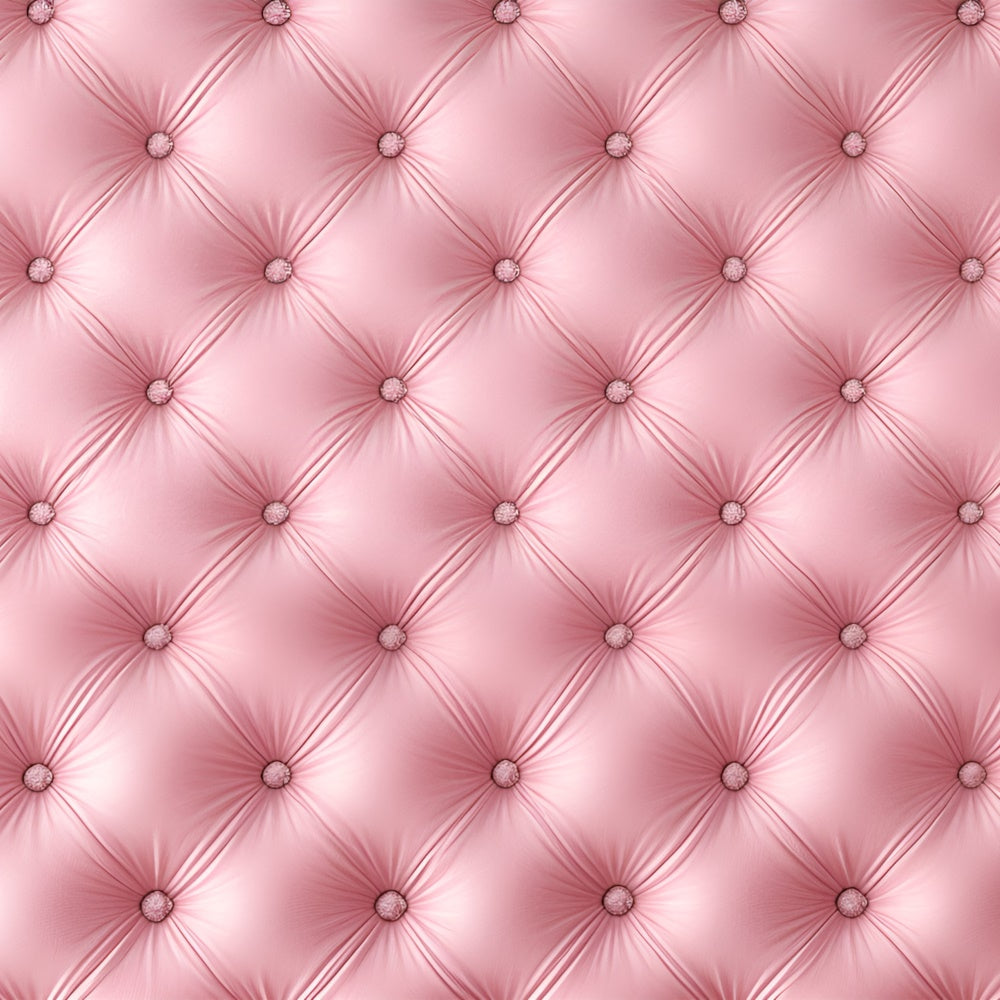 Boudoir Backdrop Pink Button-Tufted Cushion Wall Backdrop UK BRP1-480