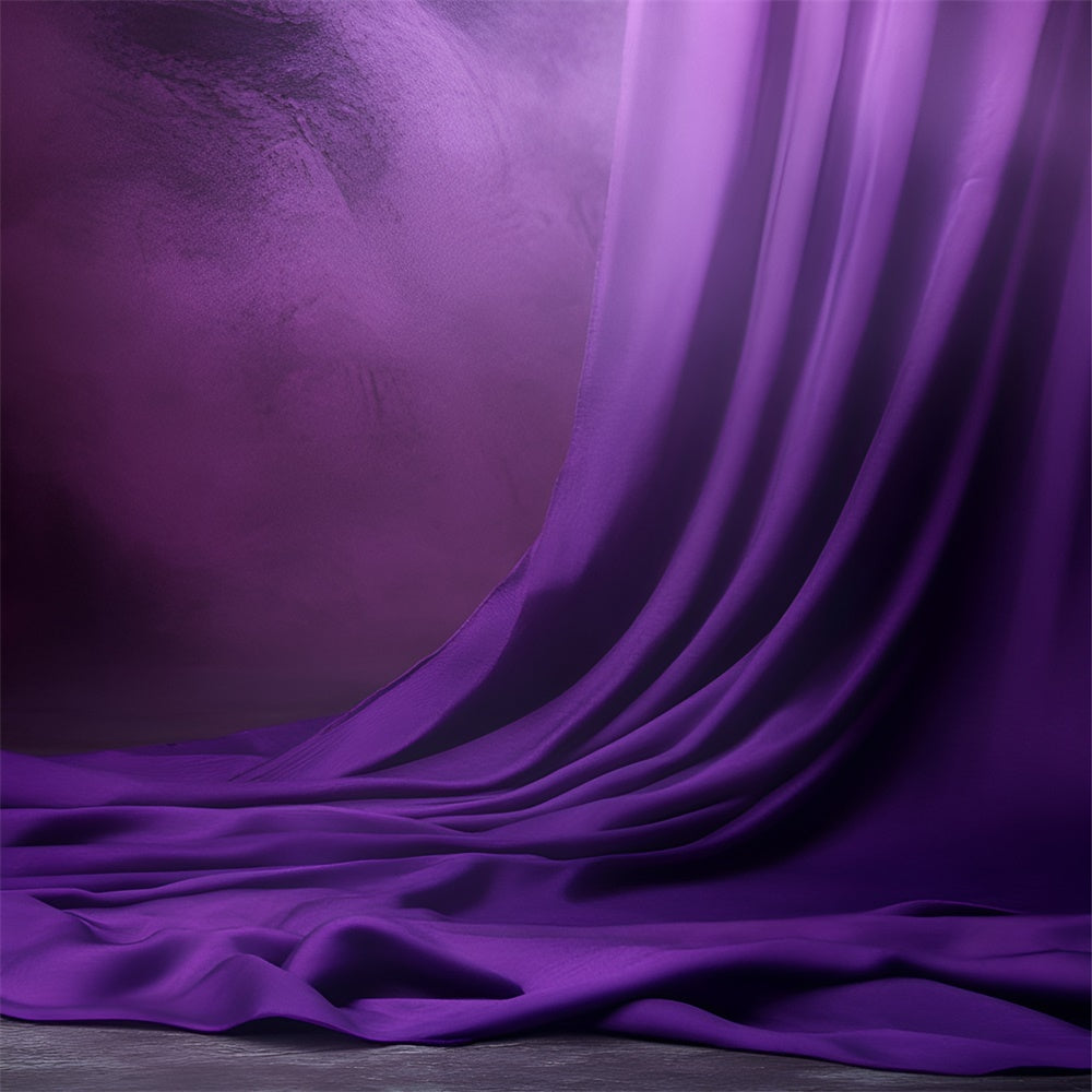 Boudoir Backdrop Royal Draped Purple Soft Backdrop UK BRP1-492