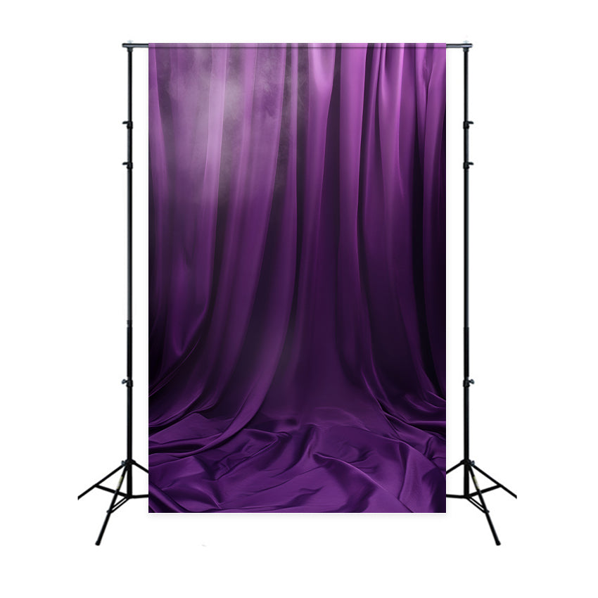 Boudoir Backdrops Luxurious Royal Purple Curtain Backdrop UK BRP1-493