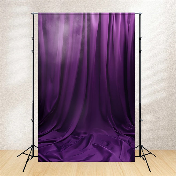 Boudoir Backdrops Luxurious Royal Purple Curtain Backdrop UK BRP1-493