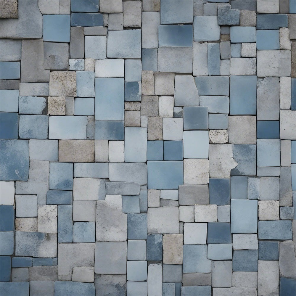 Backdrop Floors Blue Textured Stone Floor Backdrop UK BRP1-559