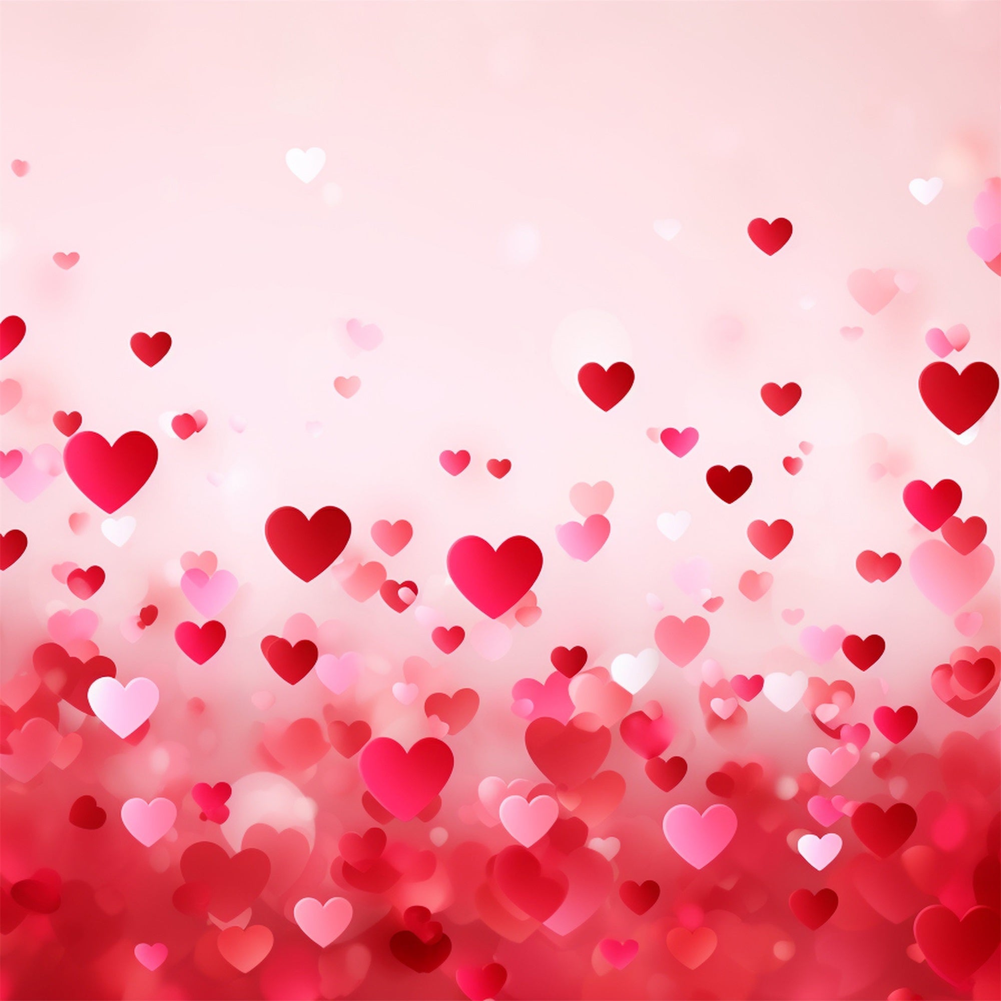 Valentine Backdrop Photography Glittering Red Hearts Backdrop UK BRP1-83