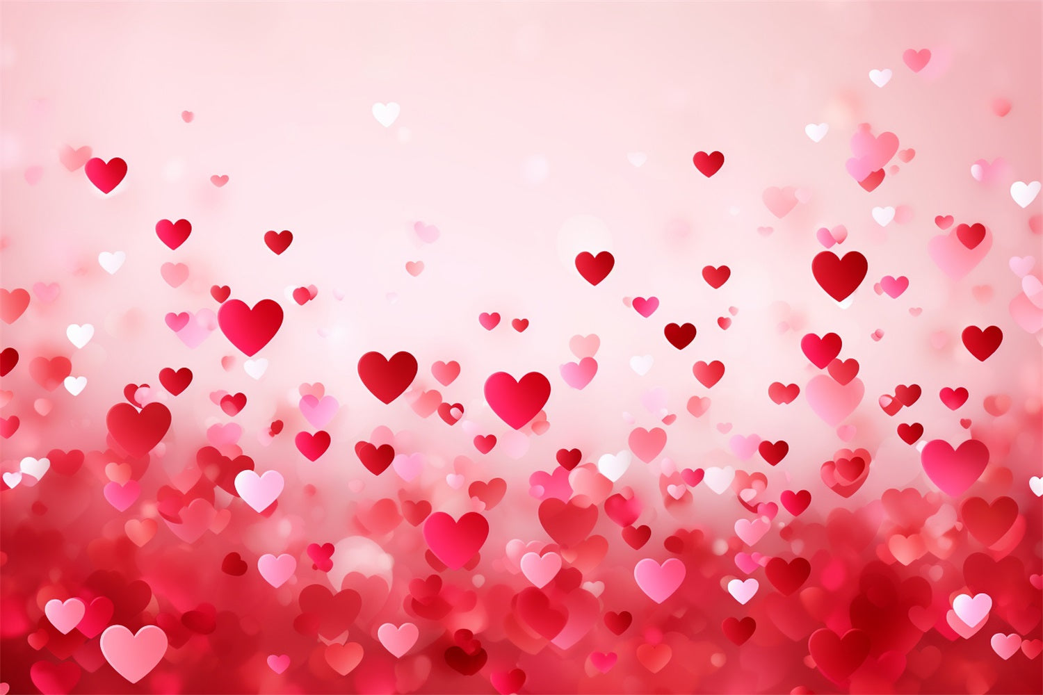 Valentine Backdrop Photography Glittering Red Hearts Backdrop UK BRP1-83