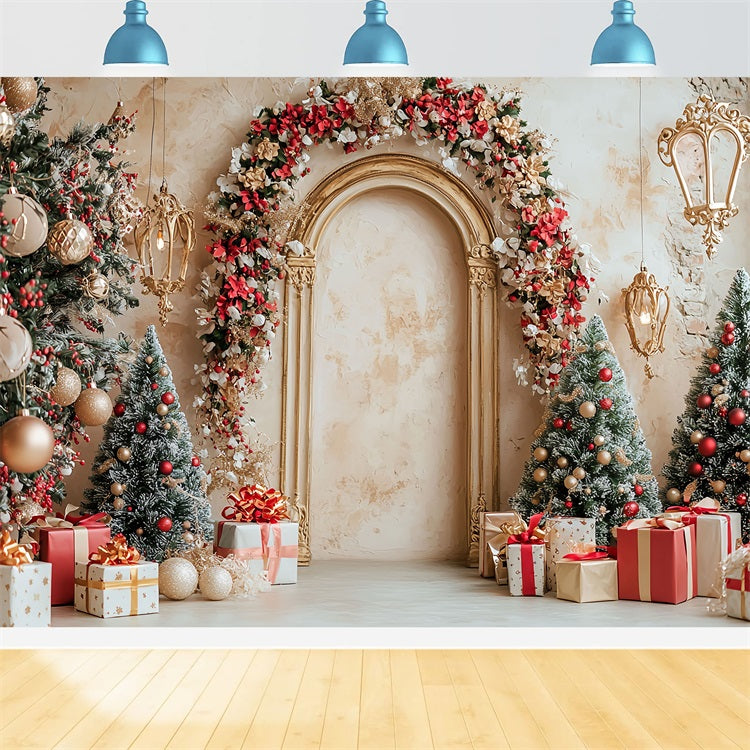 Christmas Backdrop Decoration Ideas Gifts Backdrop UK BRP10-141