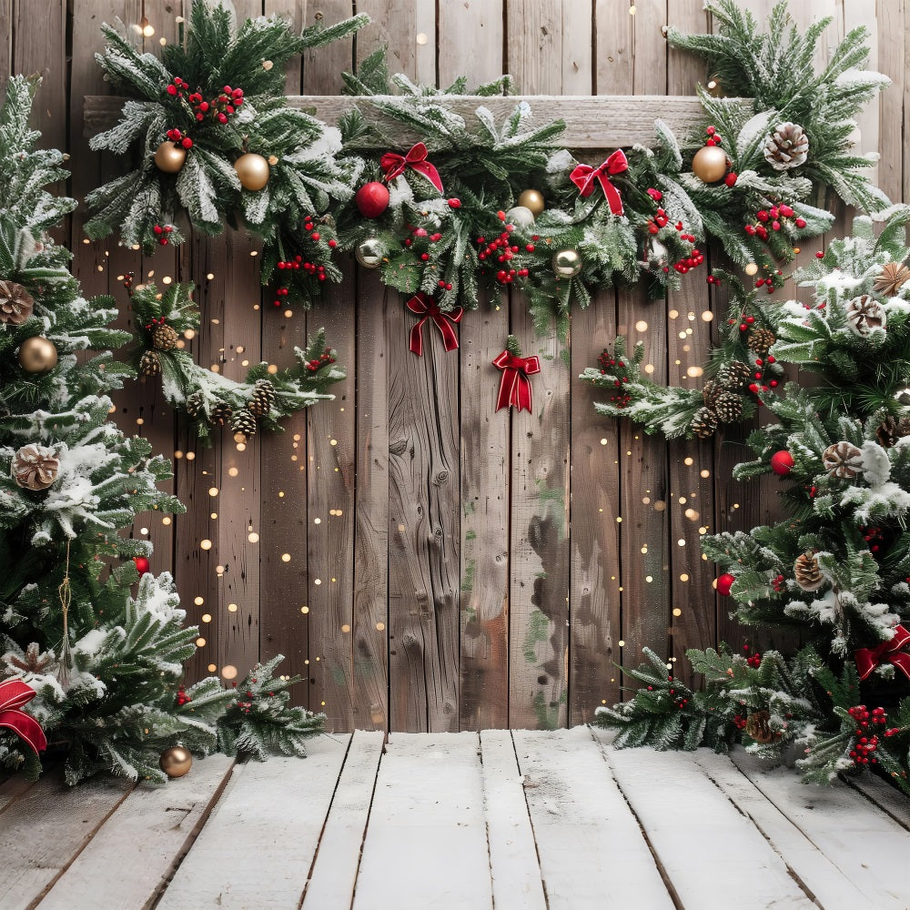 Christmas Backdrops Snowy Accents Backdrop UK BRP10-147