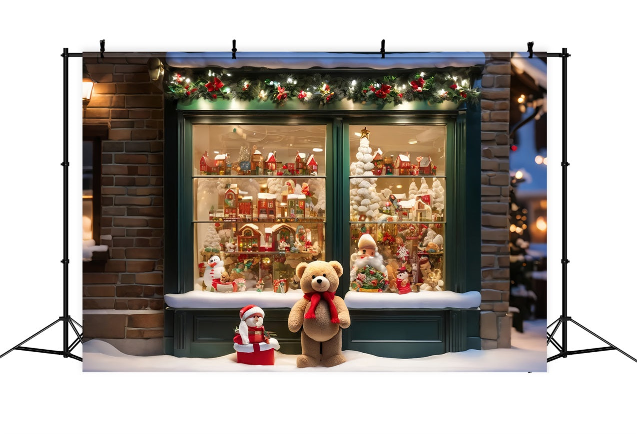 Photo Backdrop For Christmas Window Display Celebrations Backdrop UK BRP10-159