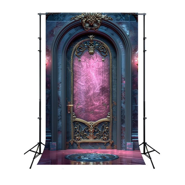 Dark Vintage Wall Backdrop Pink Marble Backdrop UK BRP10-294