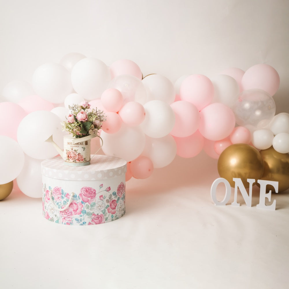 Backdrop For 1st Birthday Watering Can Balloon Backdrop UK BRP10-358