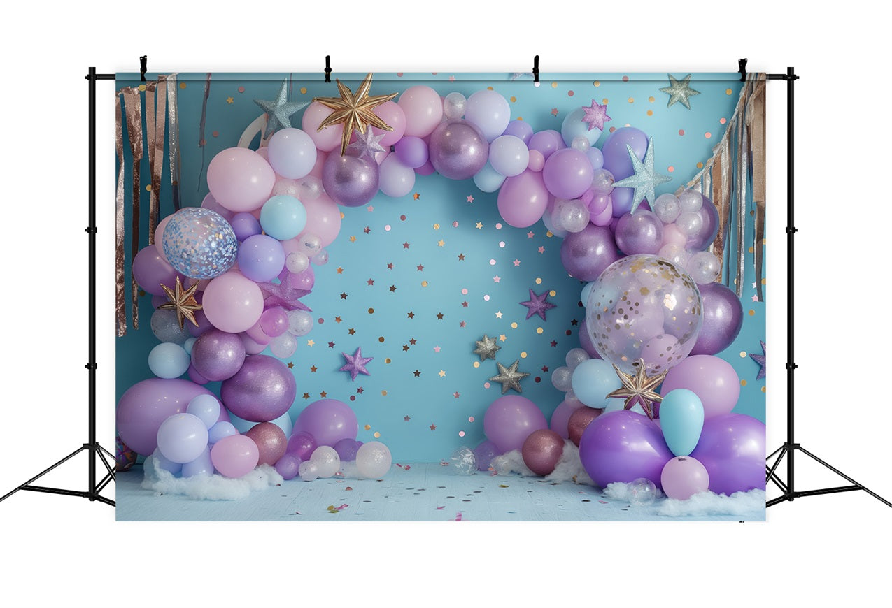 Backdrops For Birthday Party Starry Night Balloon Backdrop UK BRP10-360