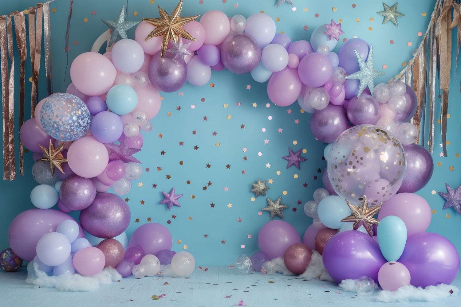 Backdrops For Birthday Party Starry Night Balloon Backdrop UK BRP10-360