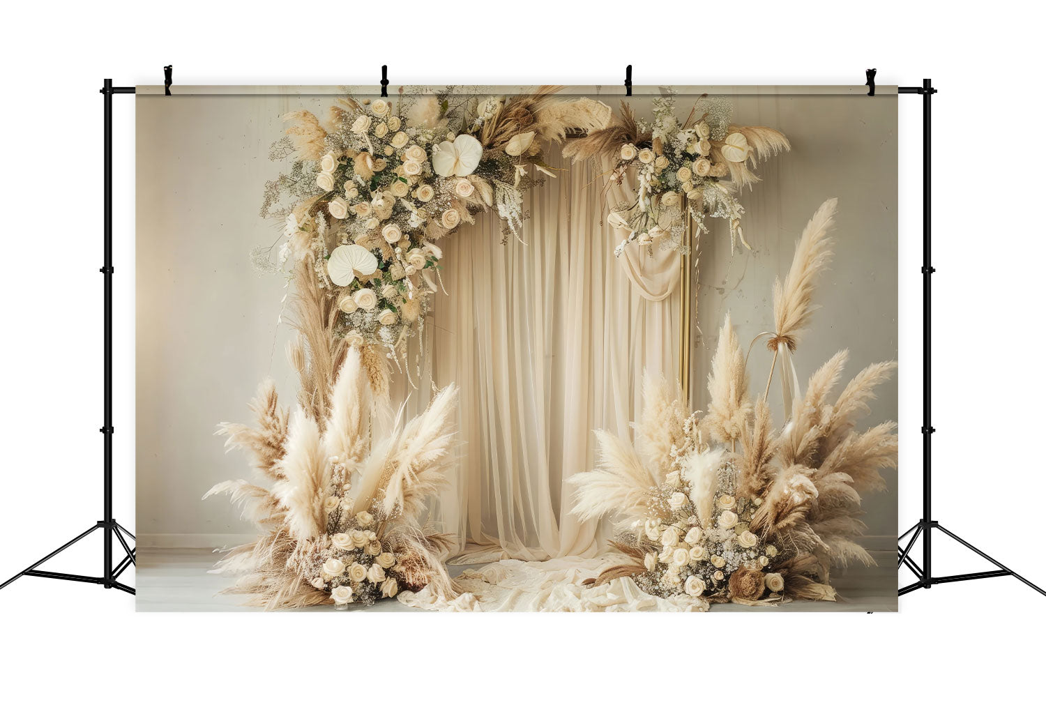 Boho Backdrop Diy Draped Floral Arch Backdrop UK BRP10-580