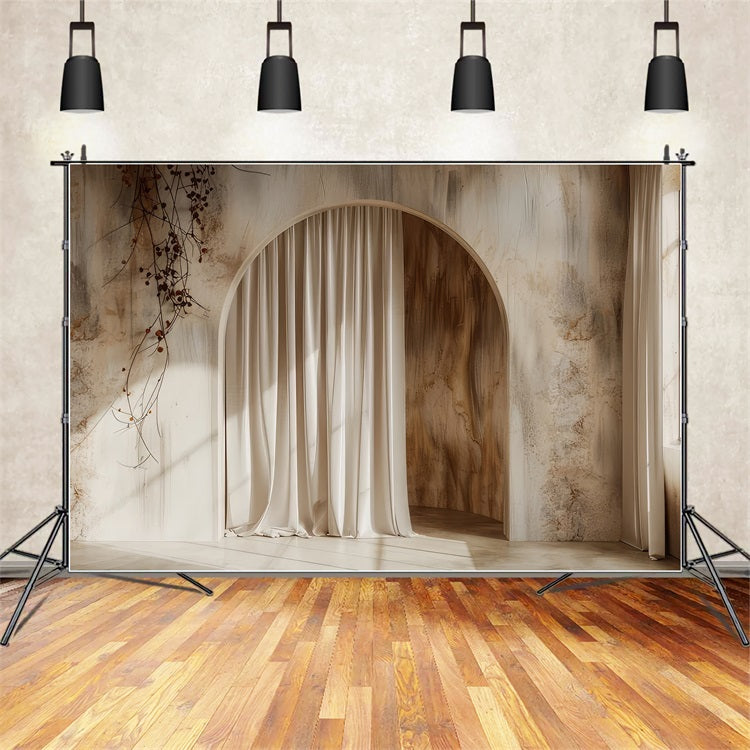 Boho Backdrops Ideas Arch Draped Curtain Backdrop UK BRP10-604