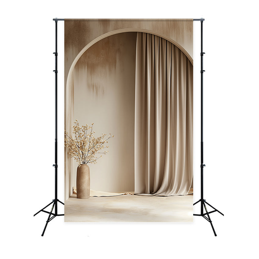 Bohemian Backdrop Vintage Arch Draped Curtain Backdrop UK BRP10-605