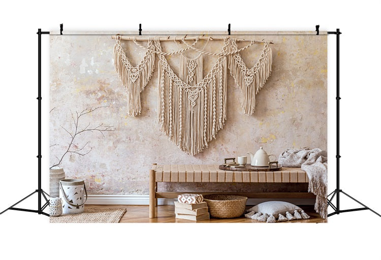 Bohemian Backdrop Wall Hanging Macramé Decor Backdrop UK BRP10-608