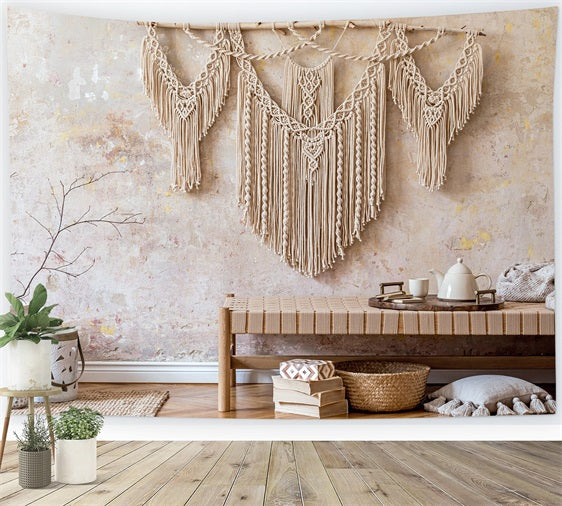 Bohemian Backdrop Wall Hanging Macramé Decor Backdrop UK BRP10-608