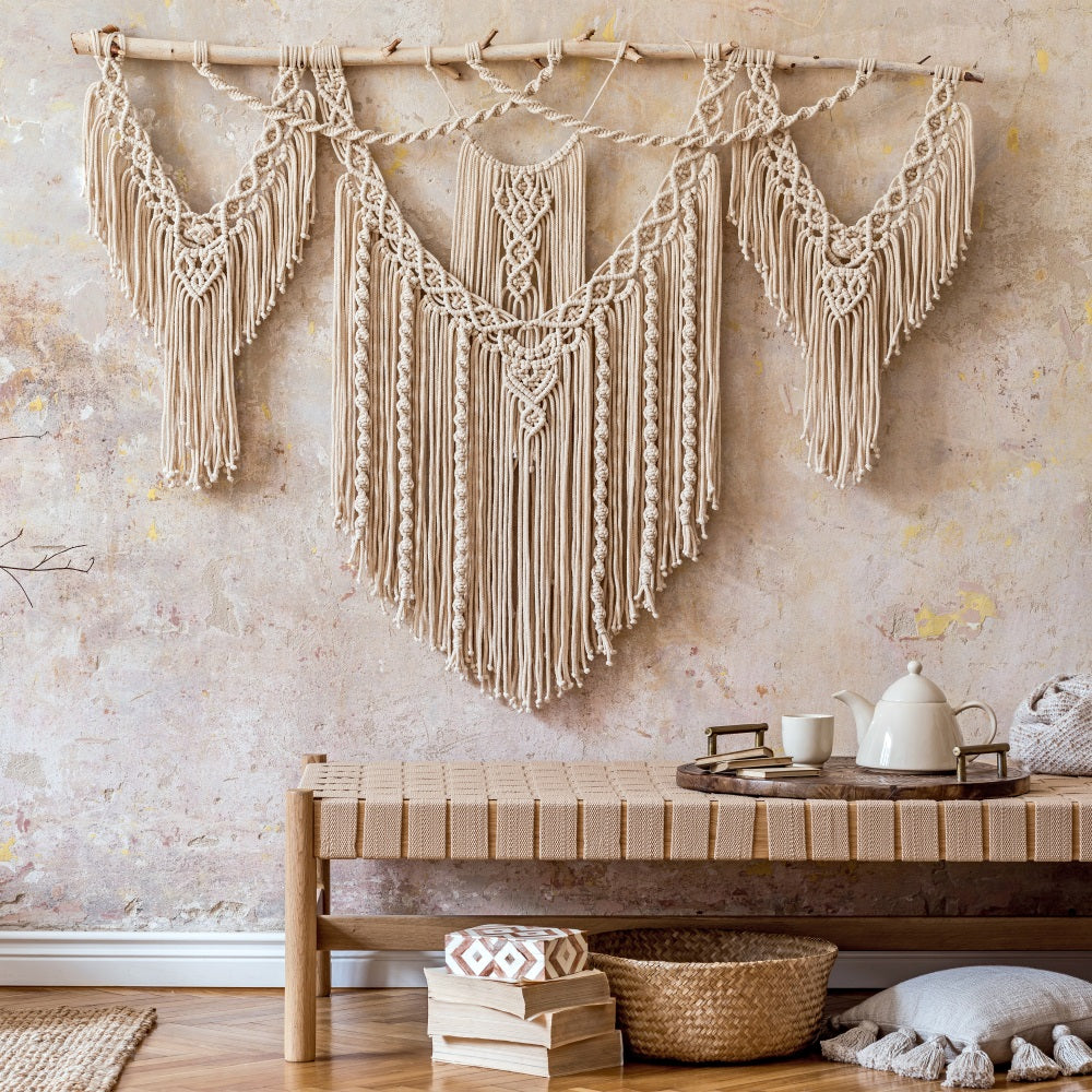 Bohemian Backdrop Wall Hanging Macramé Decor Backdrop UK BRP10-608