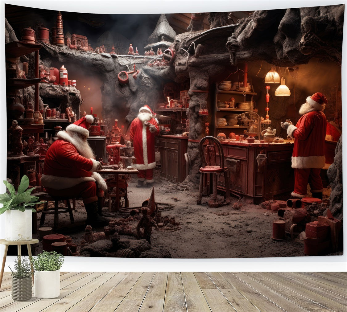 Christmas Photography Backdrops Workshop Santa's Tree Backdrop UK BRP10-618