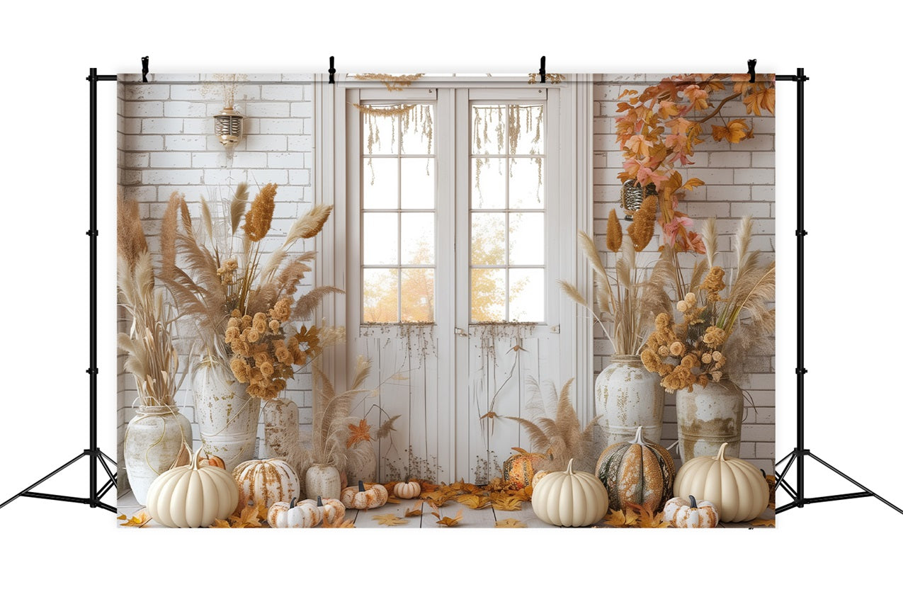 Charming Boho Harvest Floral Accents Backdrop UK BRP10-70