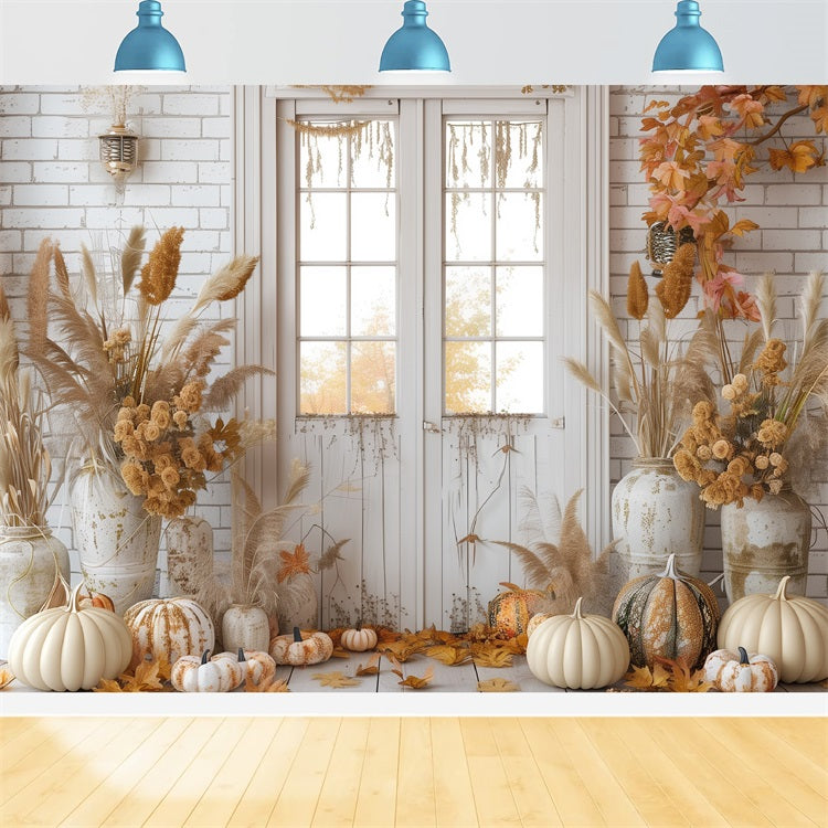 Charming Boho Harvest Floral Accents Backdrop UK BRP10-70