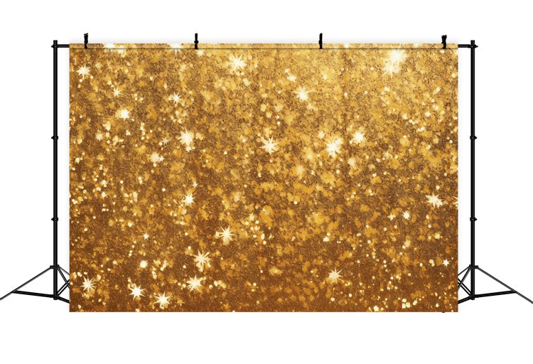 Christmas Photo Backdrop Gold Glitter Glow Bokeh Backdrop UK BRP11-137