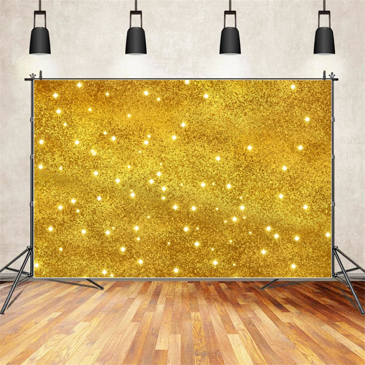 Christmas Backdrops Golden Sparkle Bokeh Shine Backdrop UK BRP11-138