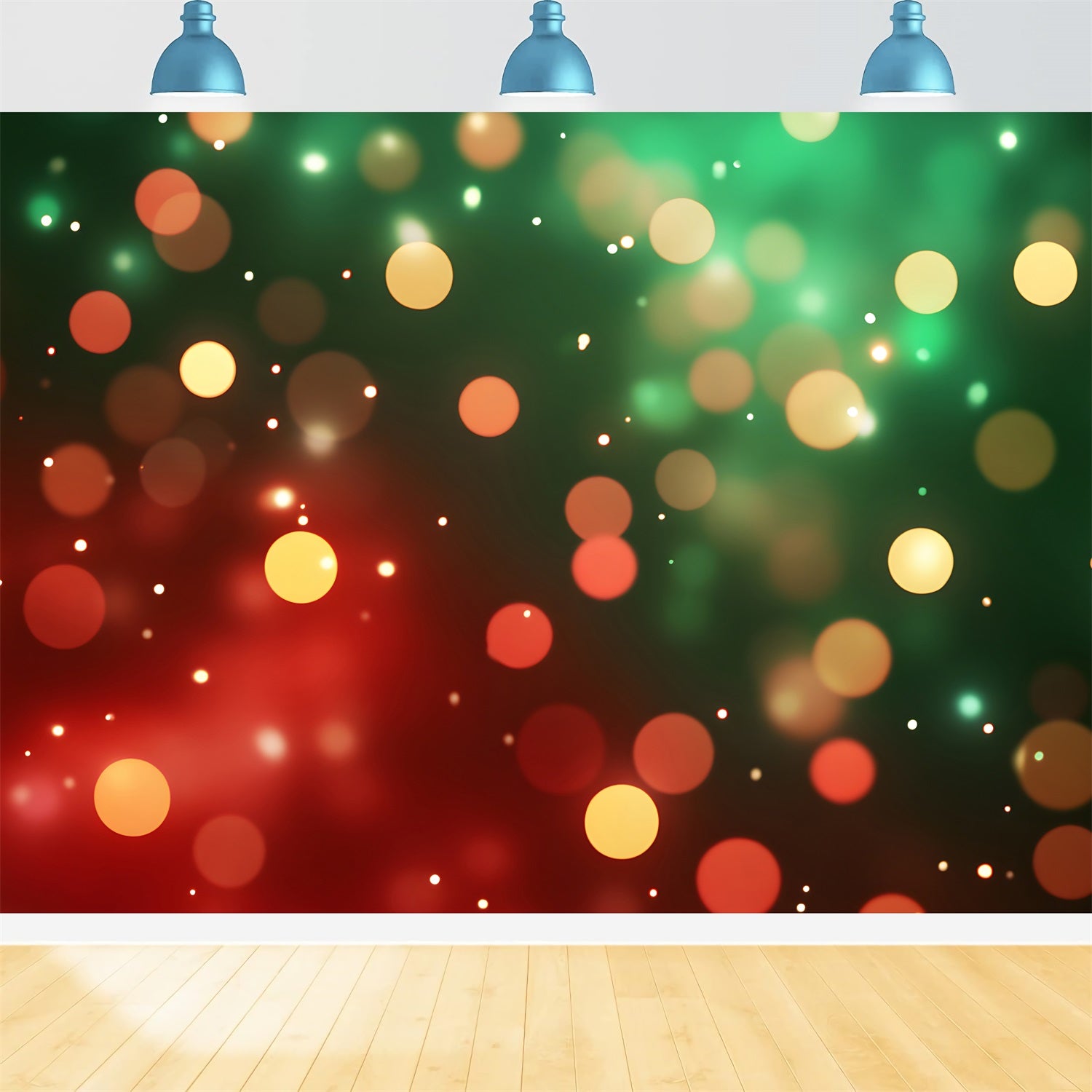 Christmas Photography Backdrops Bokeh Light Holiday Backdrop UK BRP11-139