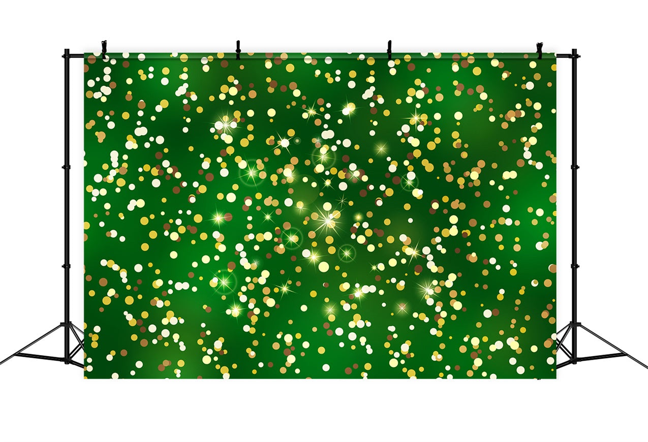 Photography Christmas Backdrops Stars Glow Golden Bokeh Backdrop UK BRP11-143