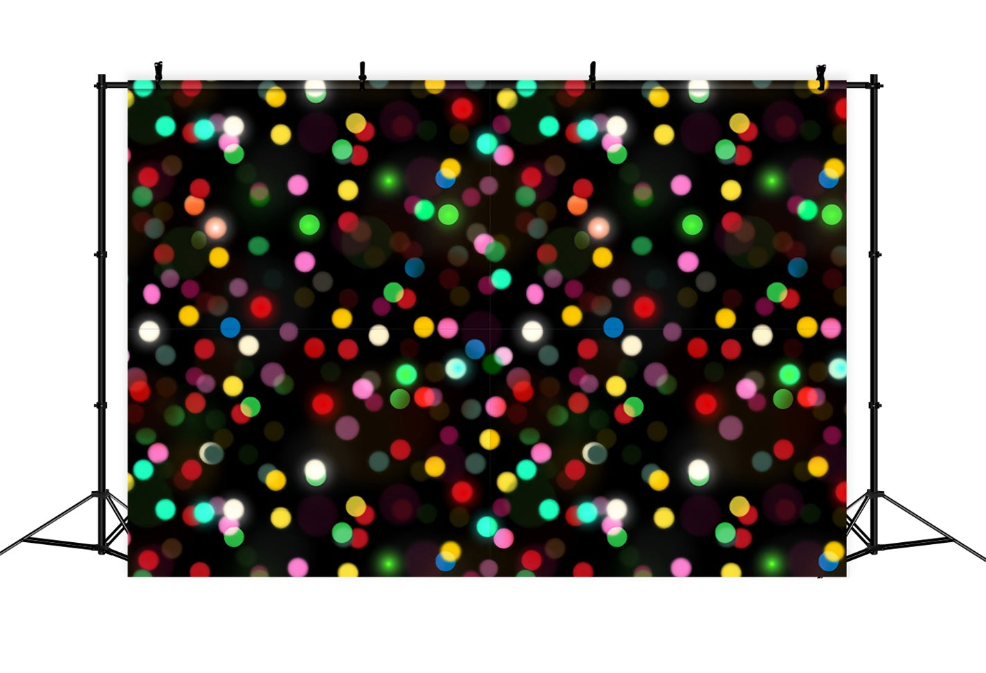 Christmas Scene Backdrop Colorful Bokeh Photography Backdrop UK BRP11-150