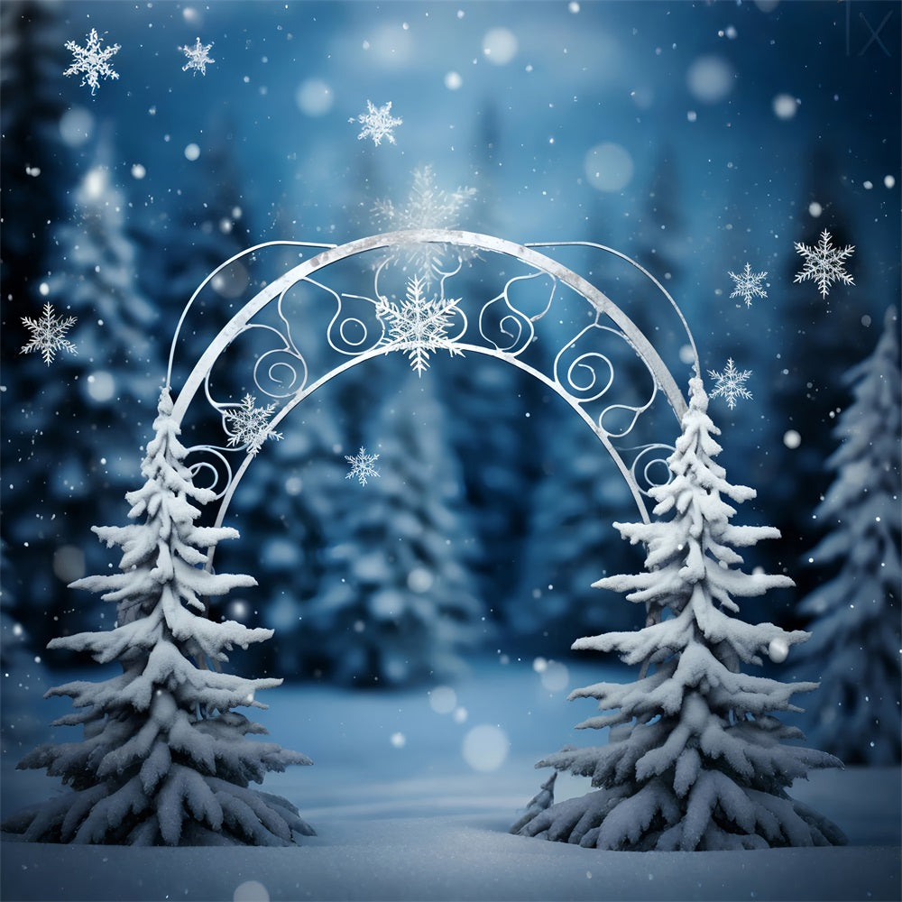 Winter Wonderland Backdrop Enchanted Forest Arch Backdrop UK BRP11-262