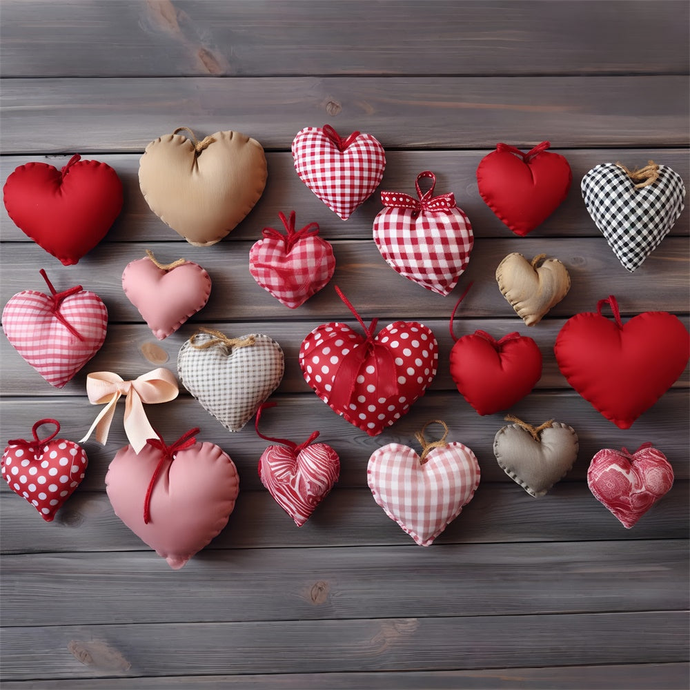 Backdrop For Valentines Day Hearts Bow Accent Backdrop UK BRP11-297