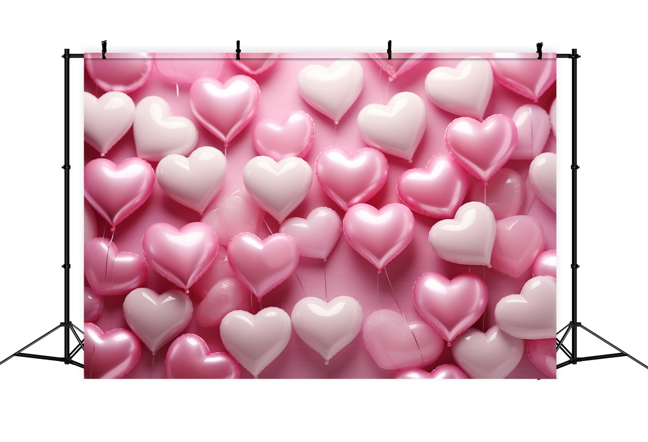 Backdrop Valentine Heart Balloon Arrangement Backdrop UK BRP11-299