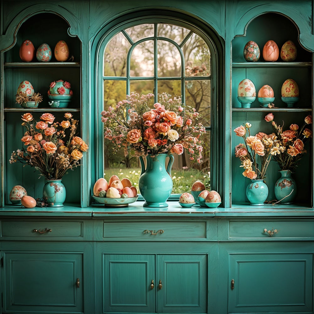 Easter Backdrop Pictures Kitchen Cabinet Egg Decor Backdrop UK BRP11-346