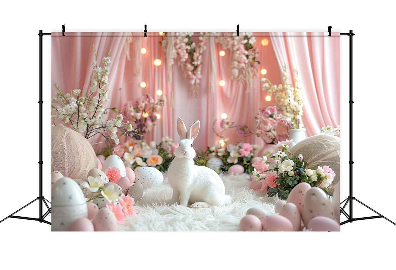 Easter Bunny Backdrops Eggs Floral Wonderland Backdrop UK BRP11-353