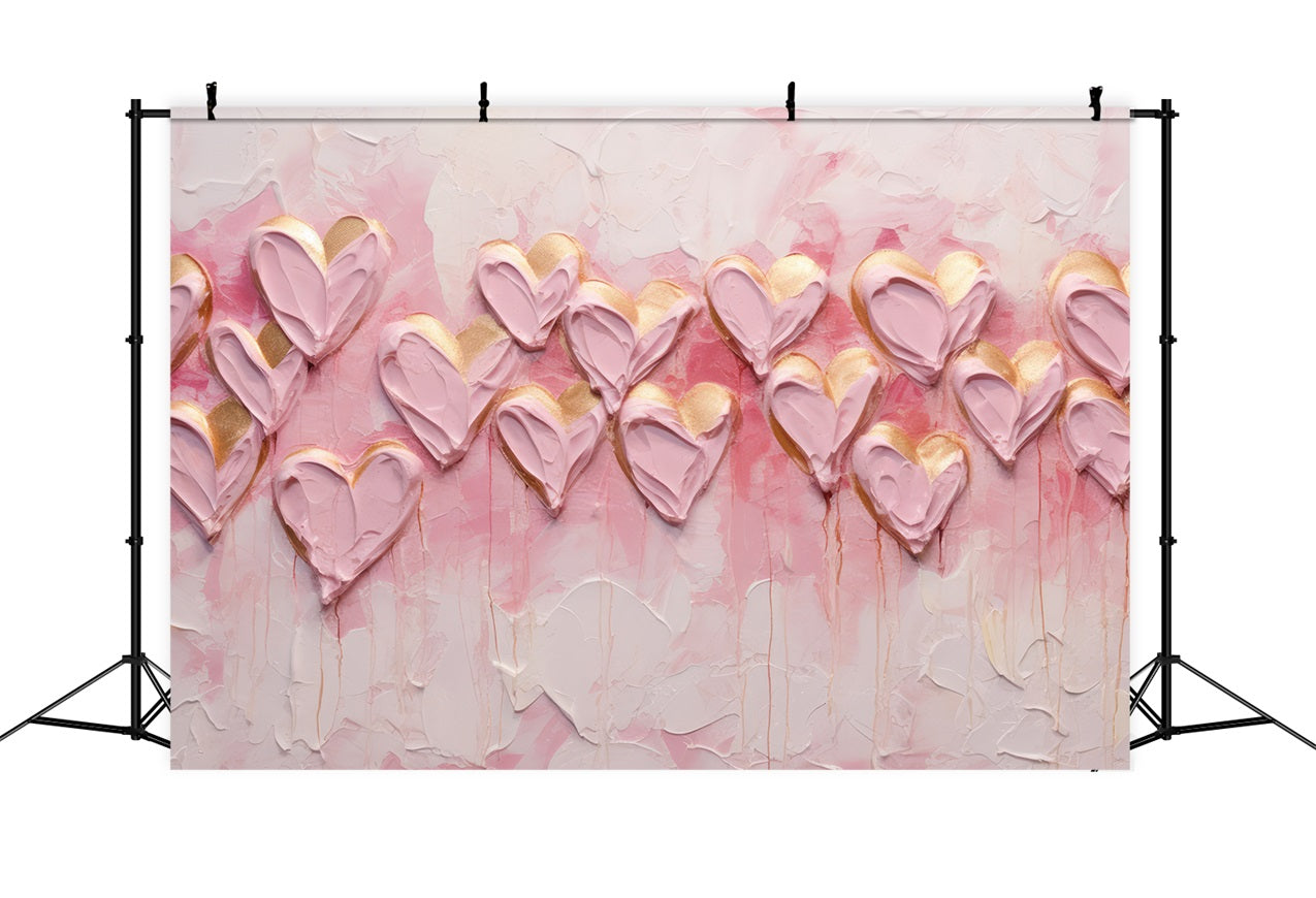 Valentines Photo Backdrop Ideas Hearts Dripping Texture Backdrop UK BRP11-455