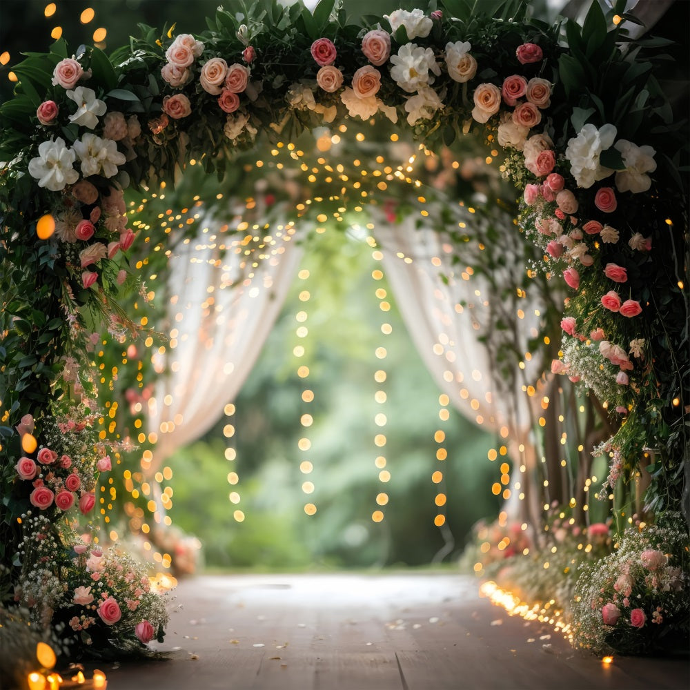 Backdrops For Spring Floral Archway Wedding Backdrop UK BRP11-545