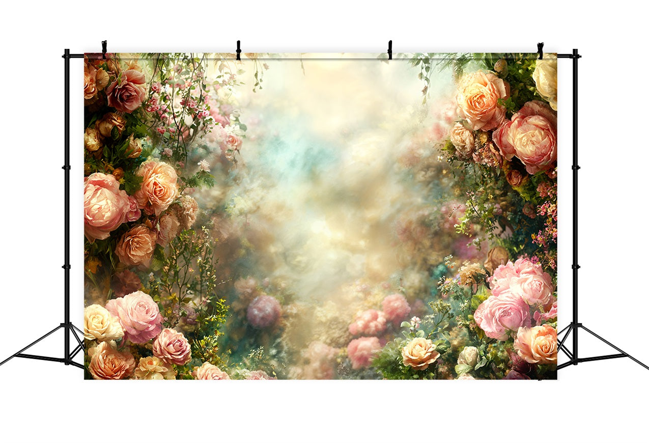 Vintage Backdrop Photography Floral Design Elegance Backdrop UK BRP11-552