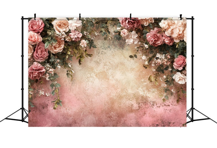 Photo Backdrop Vintage Floral Wall Decor Backdrop UK BRP11-562