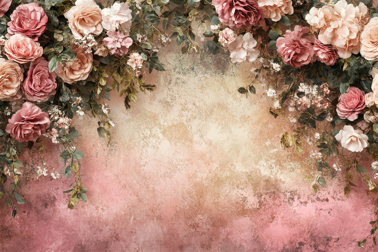 Photo Backdrop Vintage Floral Wall Decor Backdrop UK BRP11-562