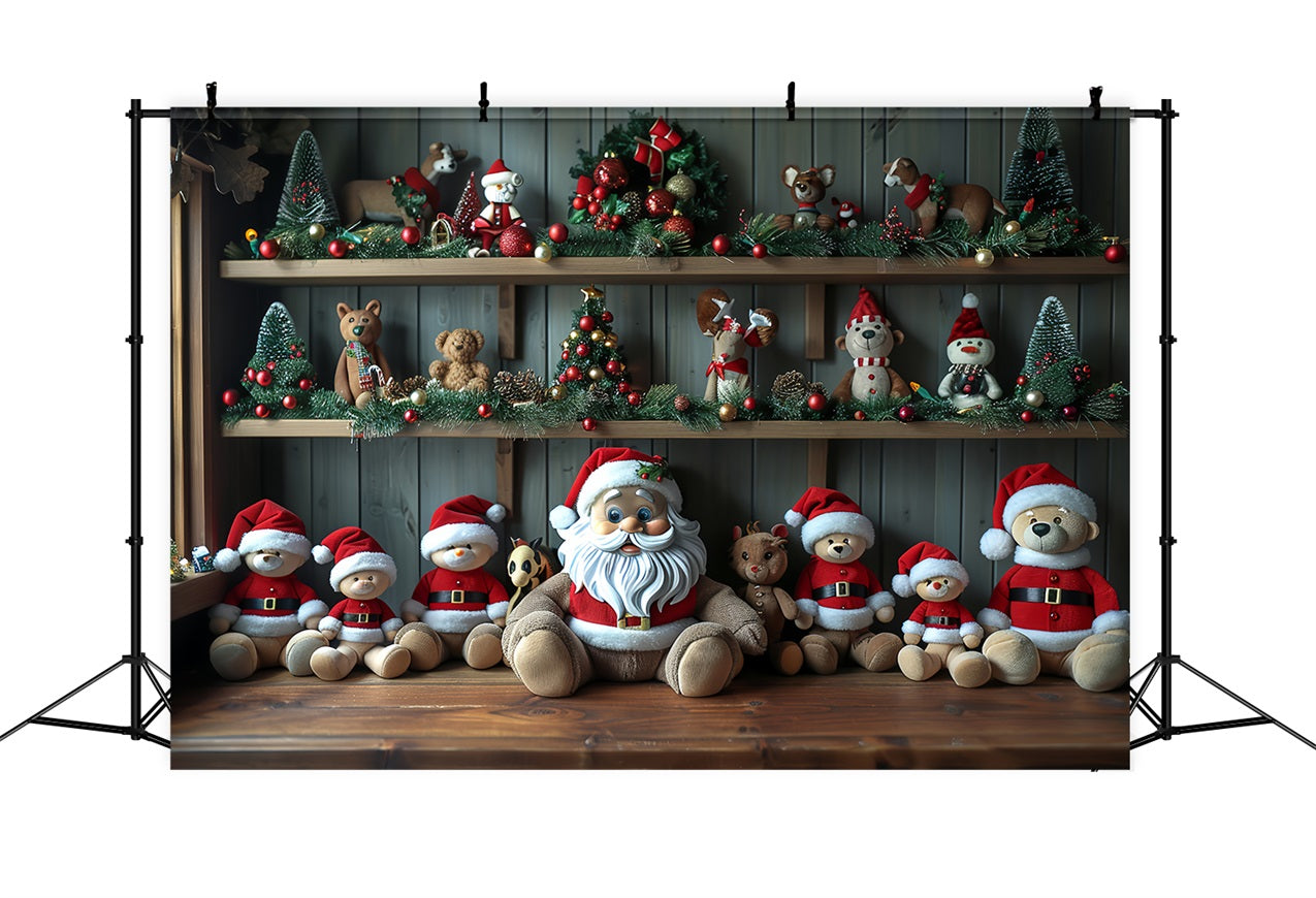 Christmas Backdrops Santa's Workshop Companion Backdrop UK BRP11-76