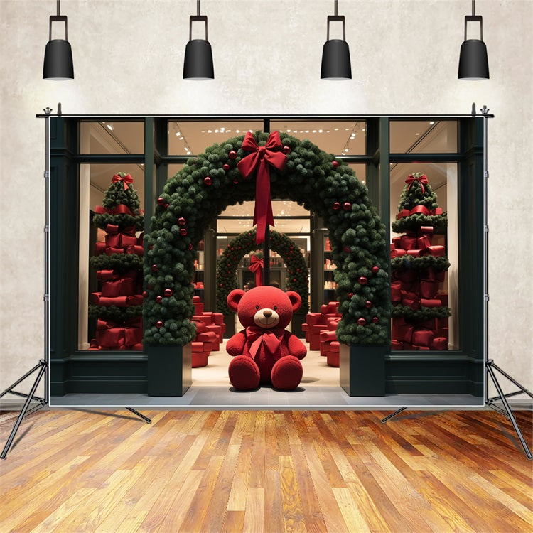 Christmas Backdrop Santa's Workshop Festive Entrance Backdrop UK BRP11-81