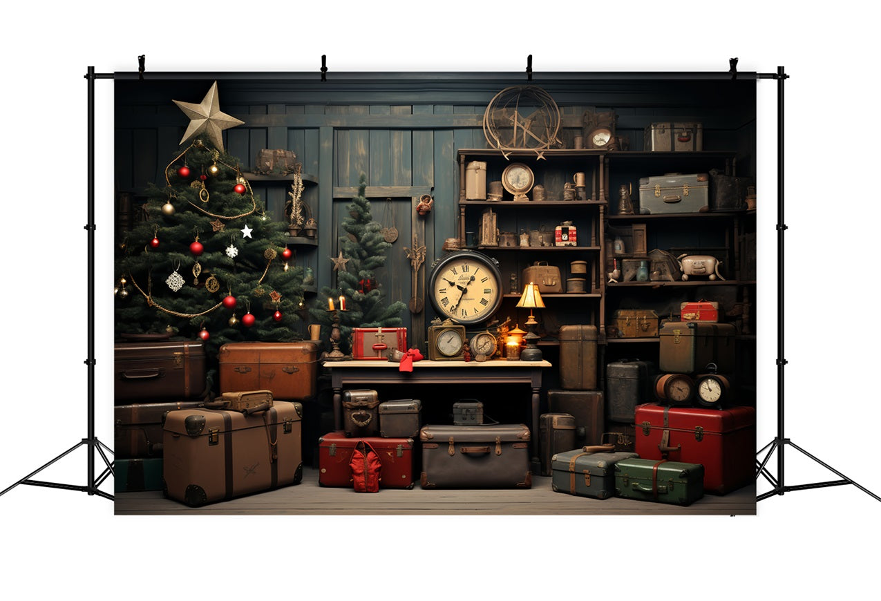 Christmas Backdrop Ideas Santa's Workshop Classic Decor Backdrop UK BRP11-85