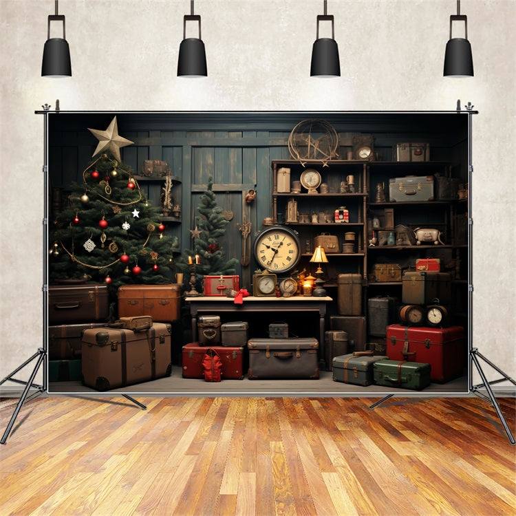 Christmas Backdrop Ideas Santa's Workshop Classic Decor Backdrop UK BRP11-85