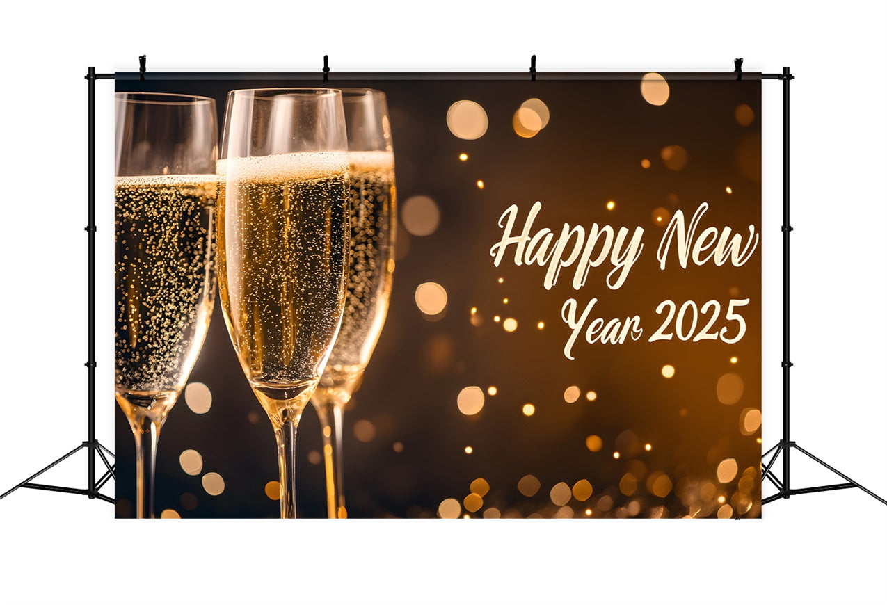 Backdrops For New Years 2025 Champagne Toast Backdrop UK BRP12-103