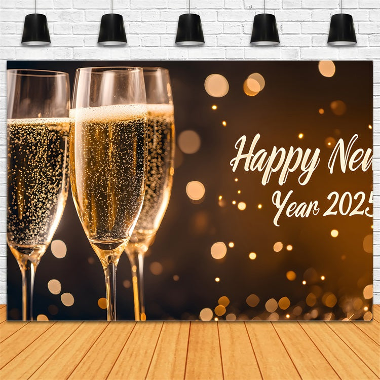 Backdrops For New Years 2025 Champagne Toast Backdrop UK BRP12-103