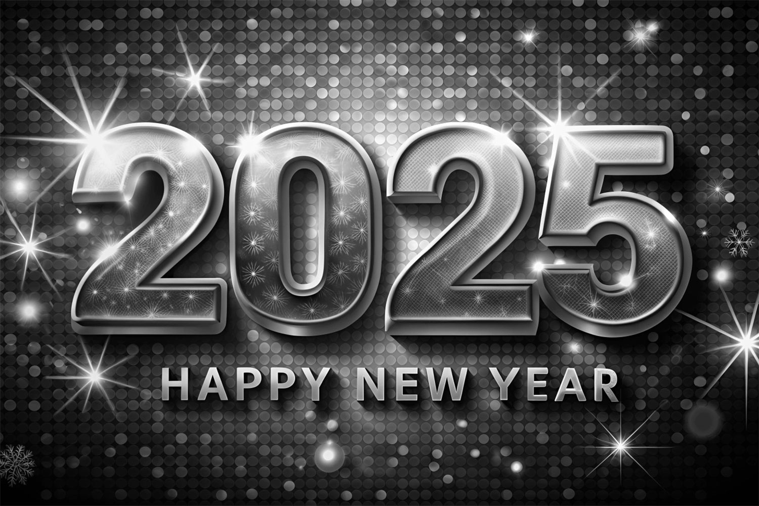 New Year Backdrops 2025 Glittery Celebration Backdrop UK BRP12-106