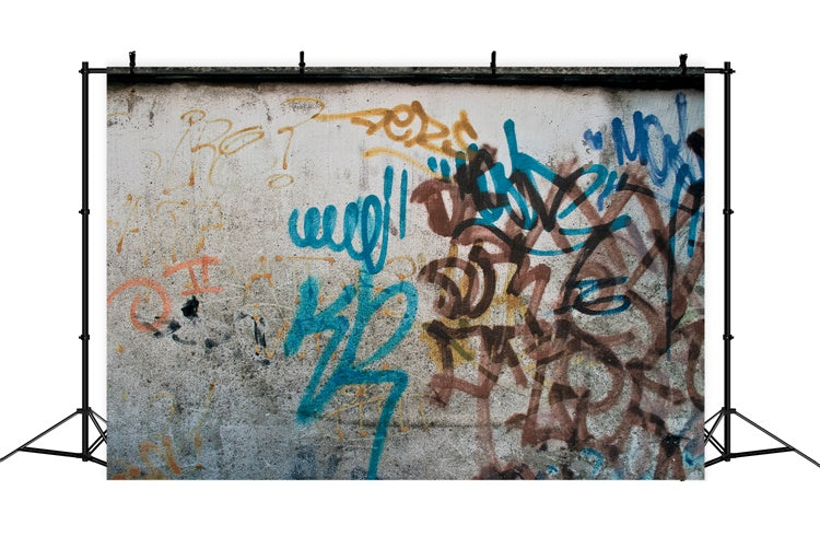 Graffiti Backdrop Photography Aged Urban Art Backdrop UK BRP12-120