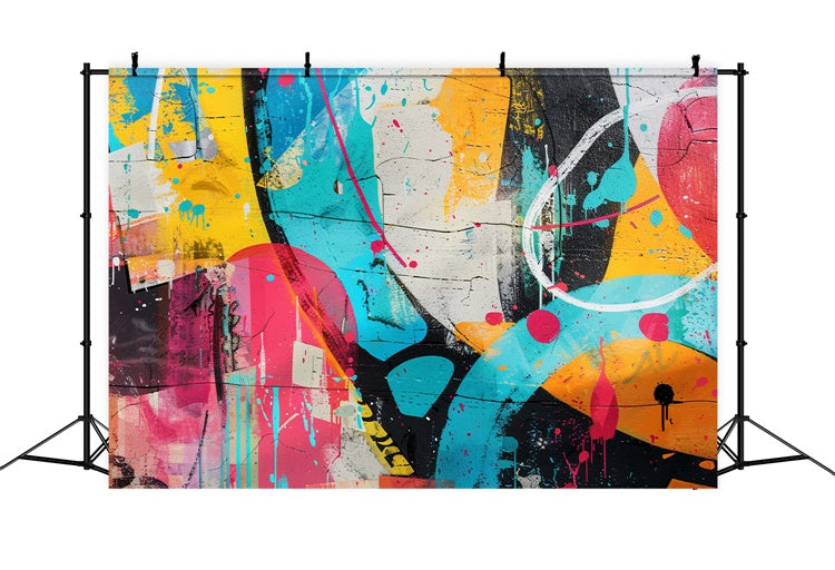 Graffiti Backdrops Stunning Abstract Art Composition Backdrop UK BRP12-124