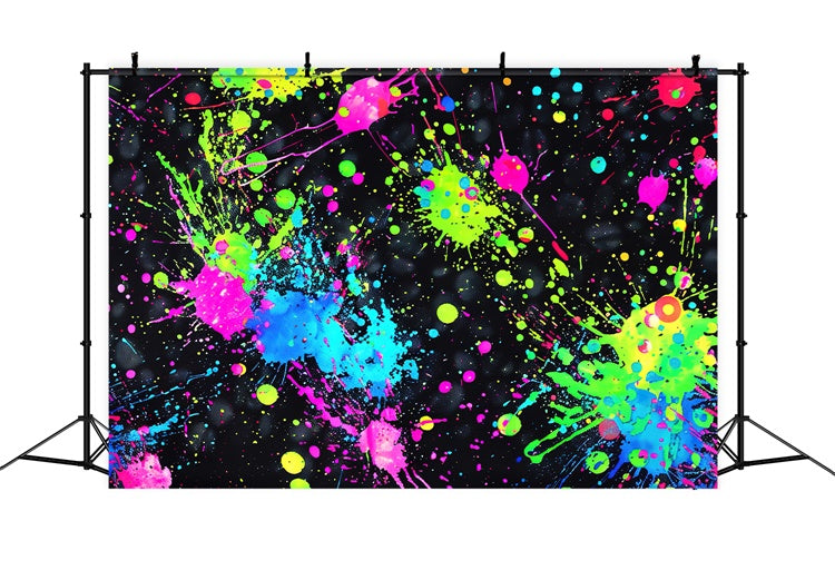 Graffiti Backdrop Dynamic Fluorescent Color Burst Backdrop UK BRP12-134