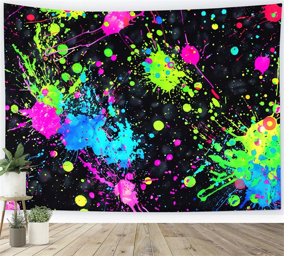 Graffiti Backdrop Dynamic Fluorescent Color Burst Backdrop UK BRP12-134