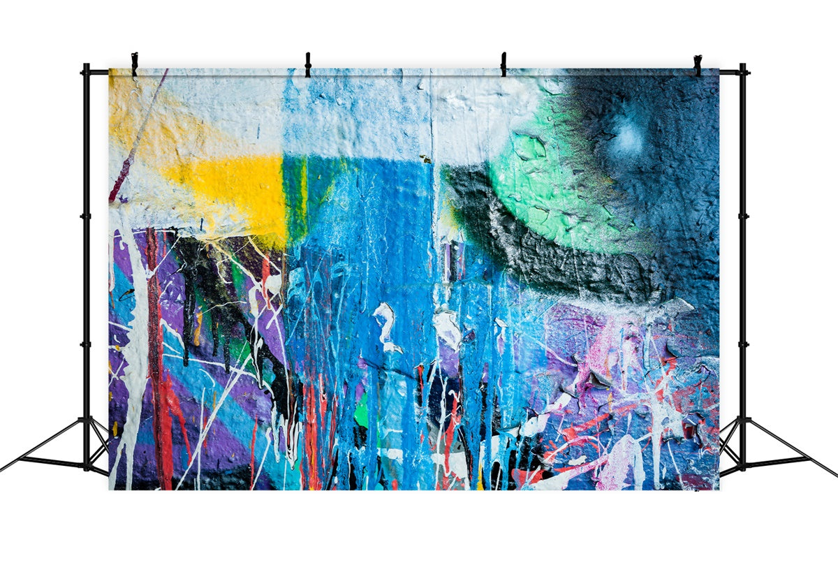 Graffiti Backdrops Color Blended Abstract Photography Backdrop UK BRP12-152